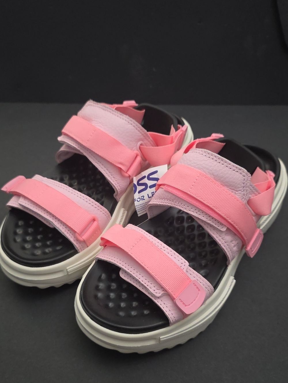Converse Pink and Black  Womans Adjustable Strap Sandals